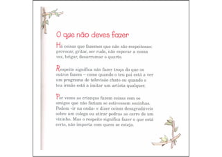 Livro "Respeitar..."