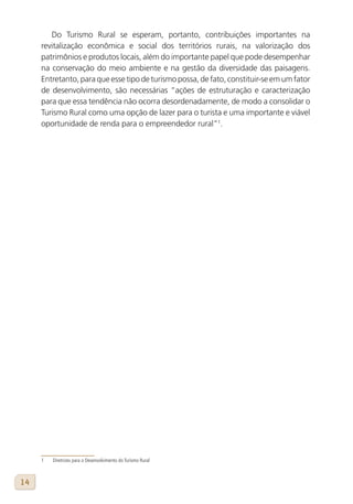 Cartilha de Turismo Rural