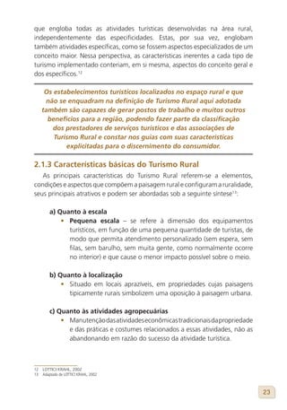 Cartilha de Turismo Rural