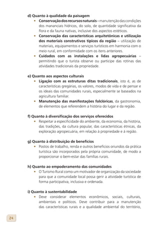 Cartilha de Turismo Rural