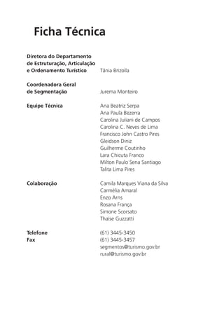Cartilha de Turismo Rural