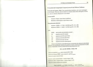 Livros escaneados - Avaliação da composição corporal
