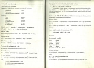 Livros escaneados - Avaliação da composição corporal