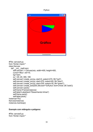 Python Interface Gráfica Tkinter | PDF
