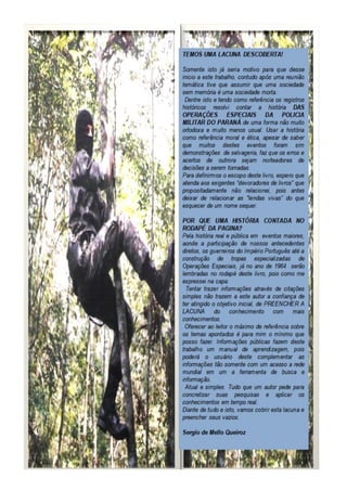 Livro volume ii história op esp