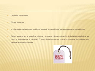 REGLAS DE ETIQUETA.Nombre o marca comercial del producto