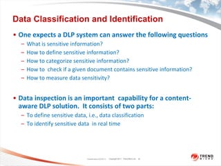 Overview of Data Loss Prevention (DLP) Technology | PDF
