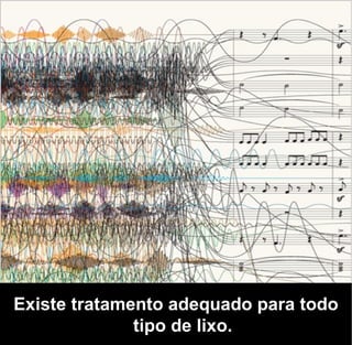 Existe tratamento adequado para todo
              tipo de lixo.
 