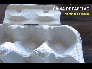 CAIXA DE PAPELÃO
no mínimo 6 meses