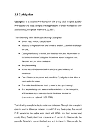 Development of a blog system using Codeigniter Framework | PDF