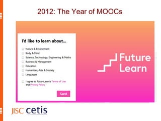 2012: The Year of MOOCs
 