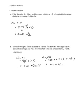 Liza anna jj309 fluid mechanics (buku kerja | PDF