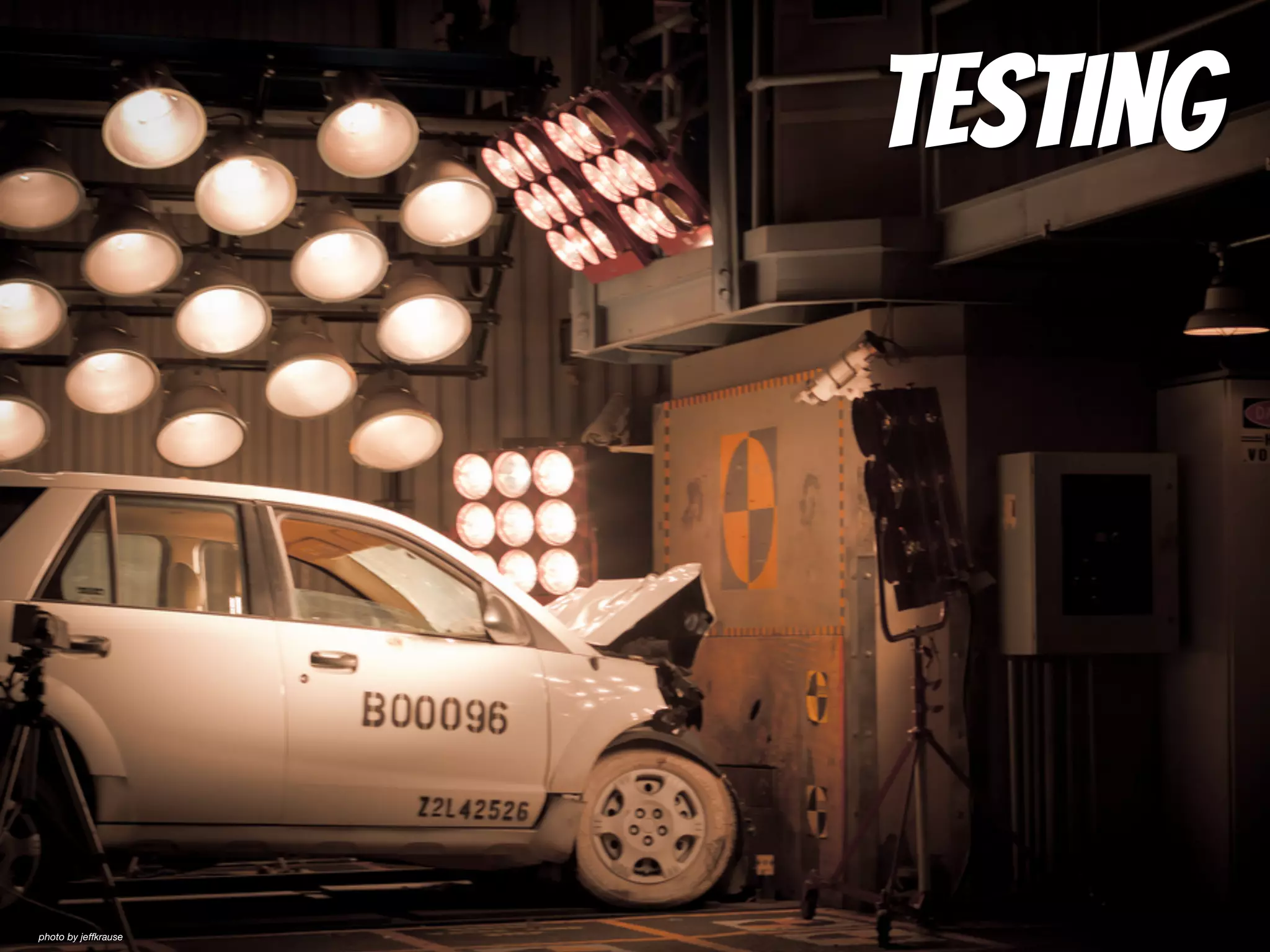 Testing
photo by jeﬀkrause
 