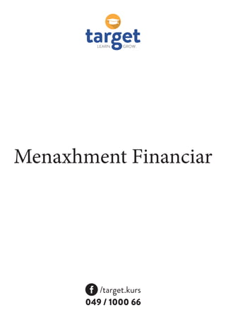Menaxhment Financiar
 