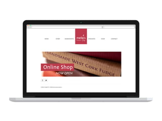 Liz Maybury on her work for Mella's Fudge at Outstanding By Design