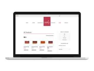 Liz Maybury on her work for Mella's Fudge at Outstanding By Design