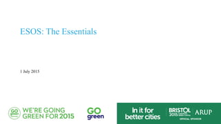 ESOS: The Essentials
1 July 2015
 