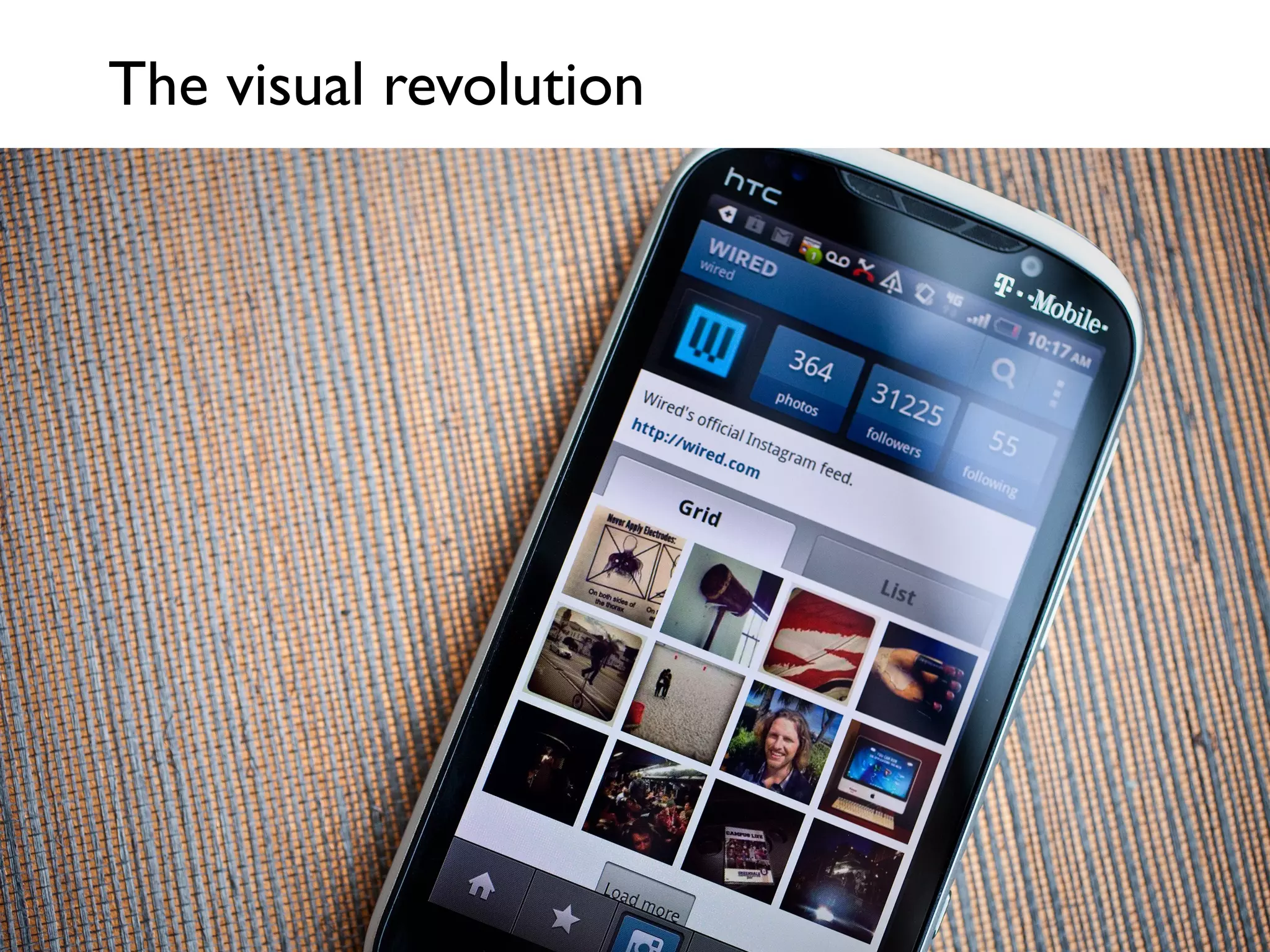 The visual revolution

 
