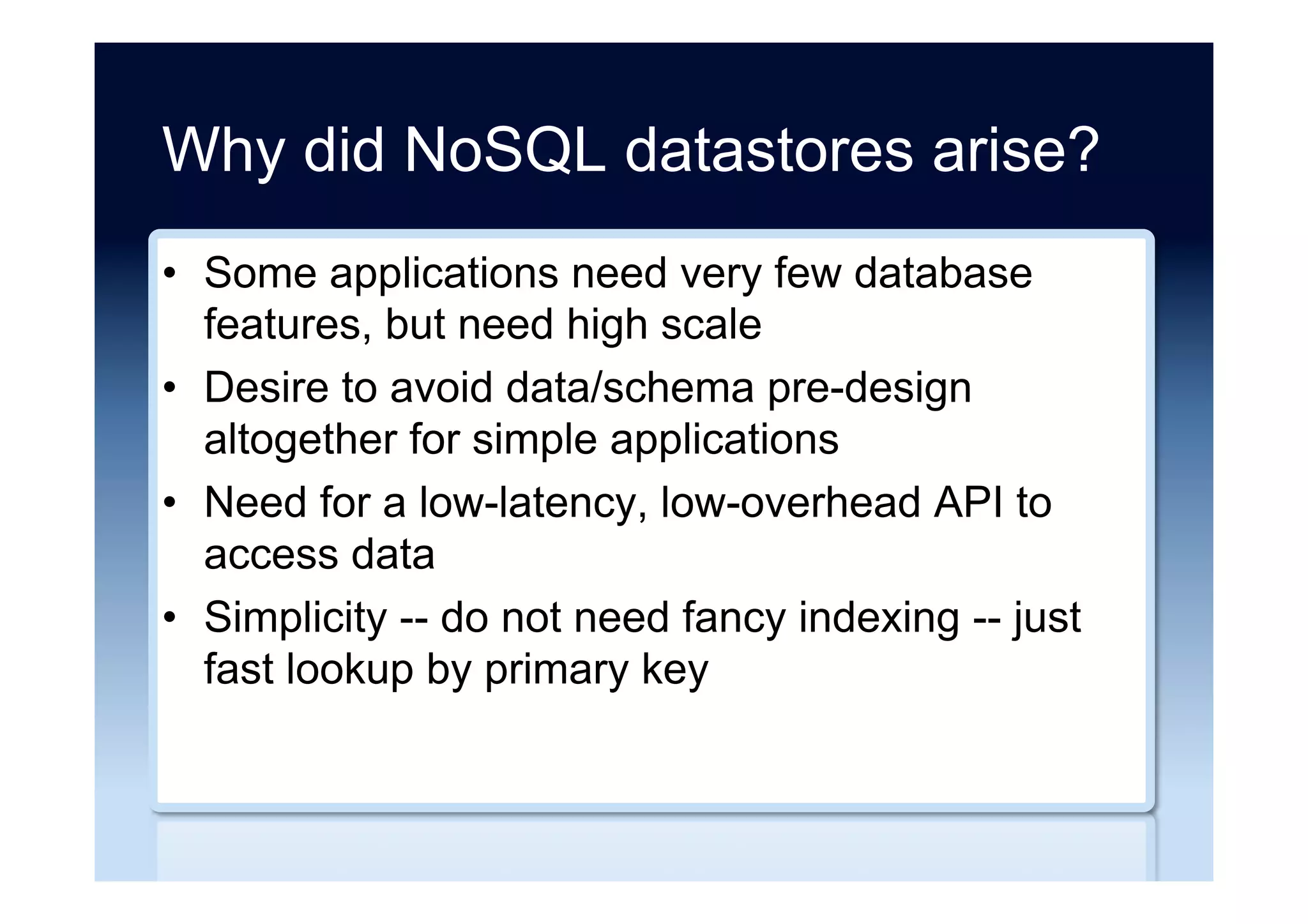 Not
Only SQLSQL
The meme changed
 