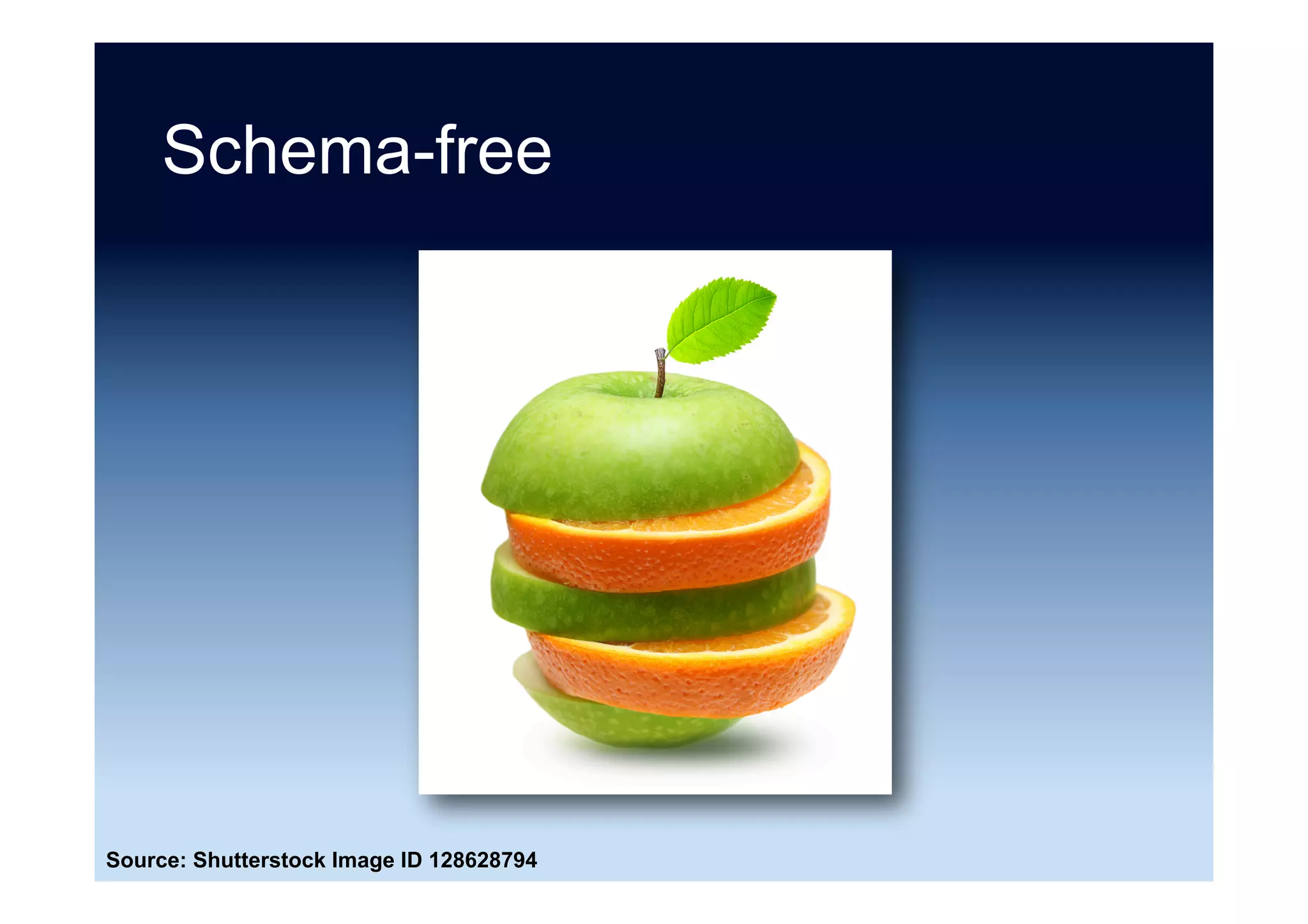 Eye on NoSQL 2014
Source: “2015 Analytics & BI Survey” InformationWeek (December 2014)
0	 10	 20	 30	 40	 50	 60	
Lower	h/w,	storage	cost	
Lower	s/w,	deployment	cost	
High-scale	web,	mobile	apps	
Fast,	ﬂexible	dev	
Easier	management	
Variable	data,	models	
NoSQL	not	priority	
%	
 