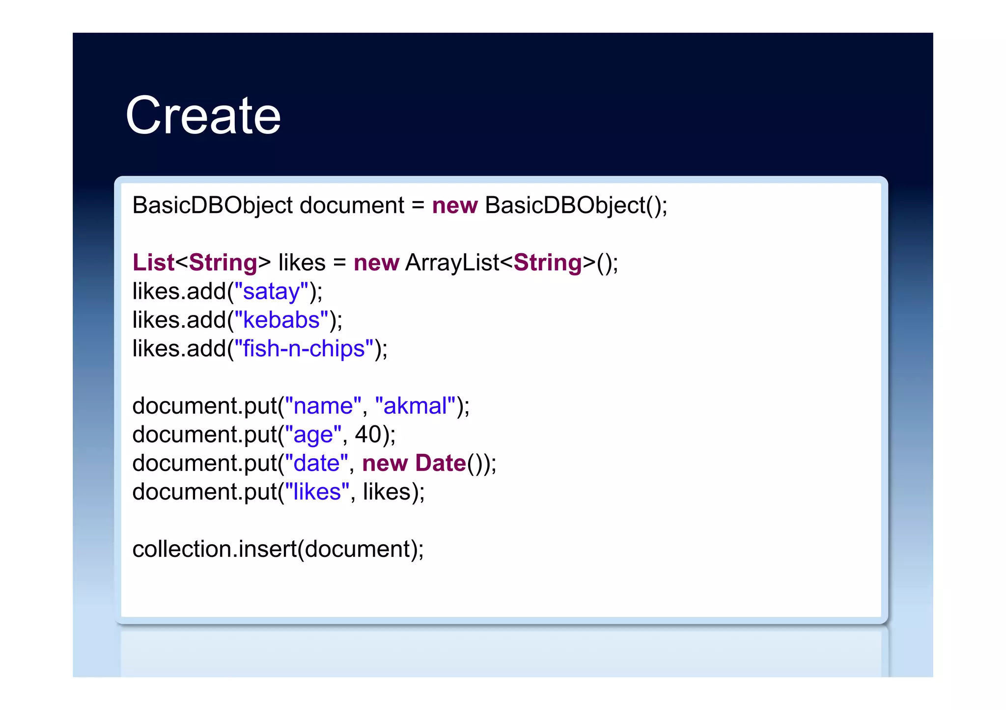 Commercialization examples
 