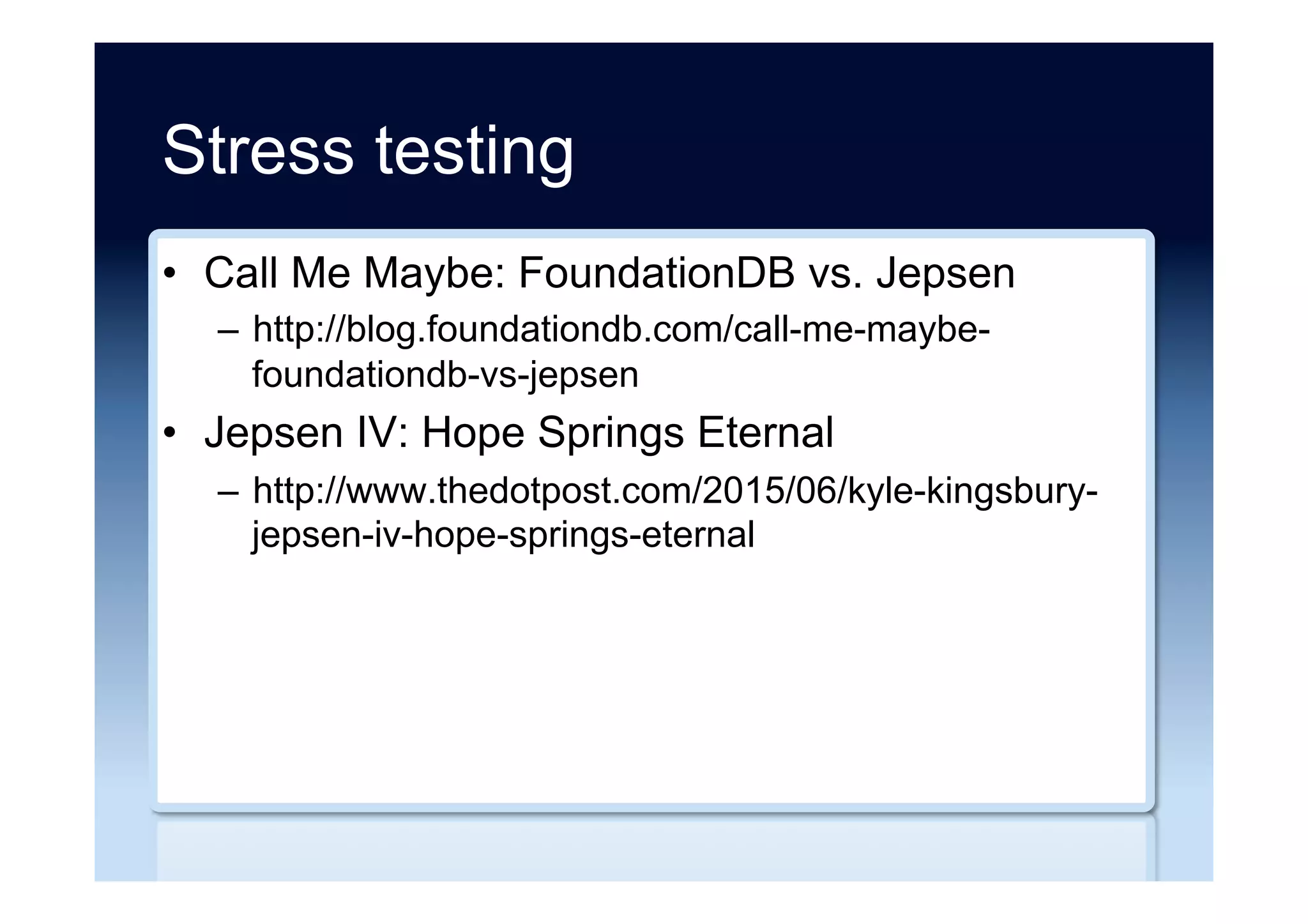 NoSQL injection testing ...
•  Hacking NodeJS and MongoDB
–  http://blog.websecurify.com/2014/08/hacking-nodejs-
and-mongodb.html
–  http://java.dzone.com/articles/defending-against-
query
•  NoSQL SSJI Authentication Bypass
–  http://blog.imperva.com/2014/10/nosql-ssji-
authentication-bypass.html
 