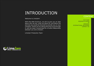 LimeJam - Brand Communication