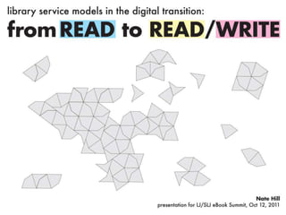 Library Service Models in the Digital Transition: From Read to Read/Write