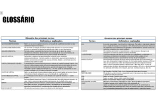 GLOSSÁRIO
 
