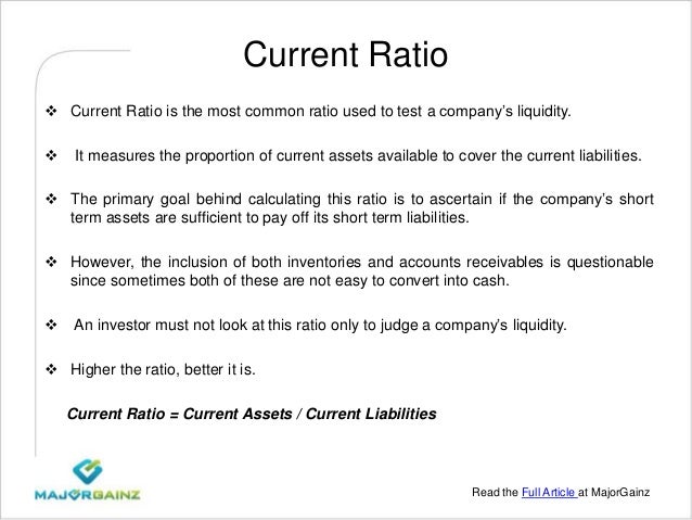 how to calculate cash ratio