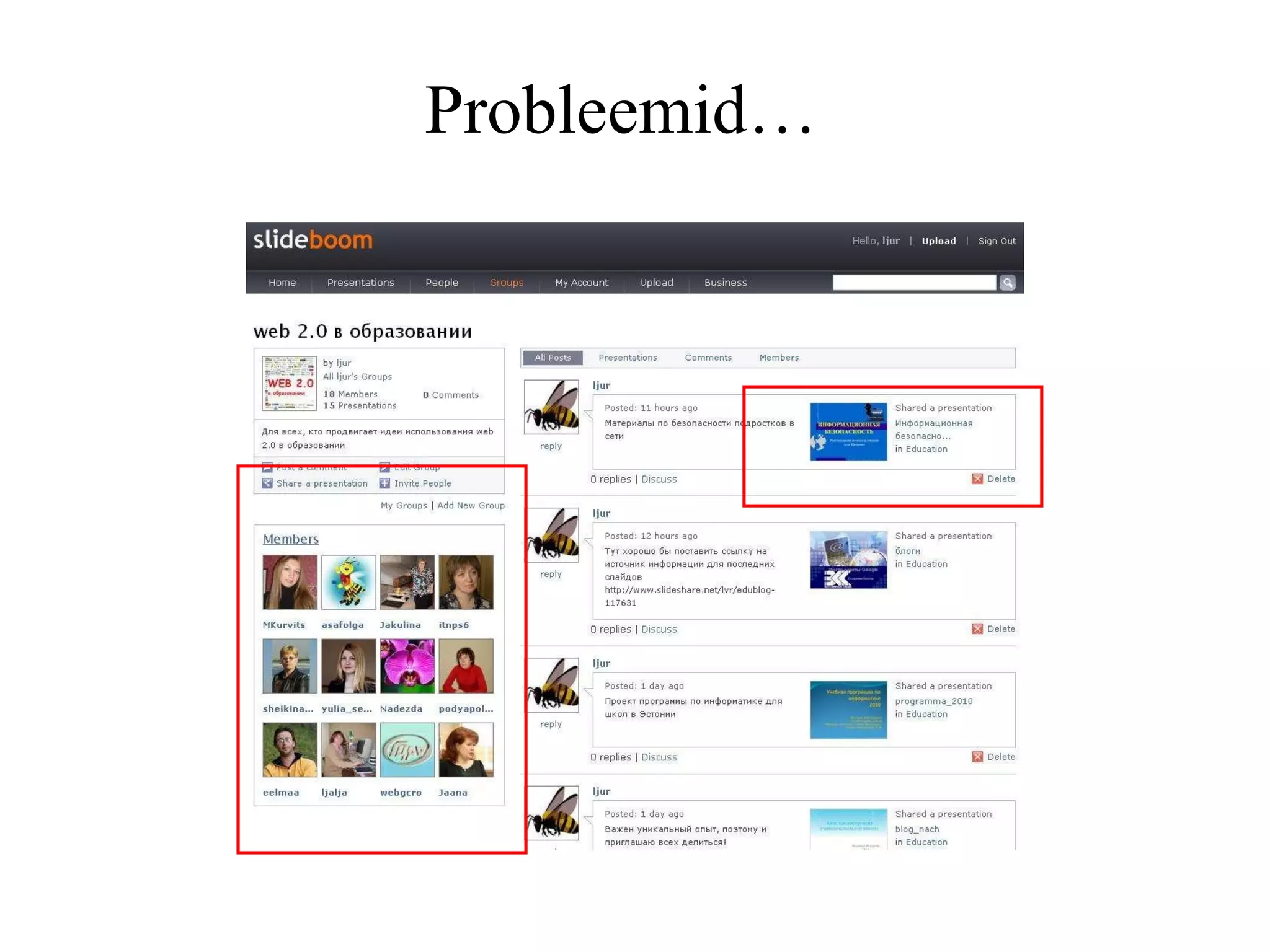 Probleemid … 