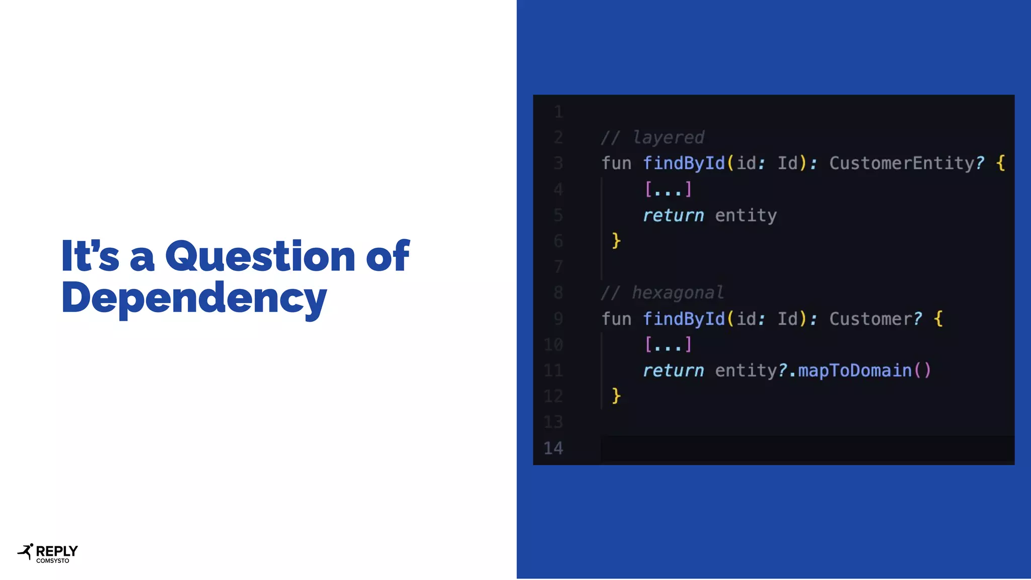 It’s a Question of
Dependency
 