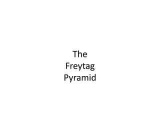 The
Freytag
Pyramid
 