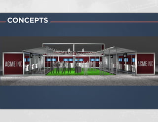 EXCLUSIVE BRANDING OPTIONS
MAIN PAVILION LED SCREEN
All Week: $75,000
One Day: $20,000
This design is a rendering. Final stage design is contingent on pledged branding partners.