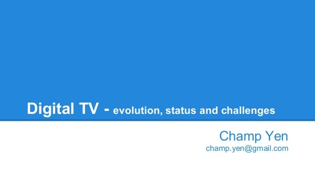 dtv digital tv introduction