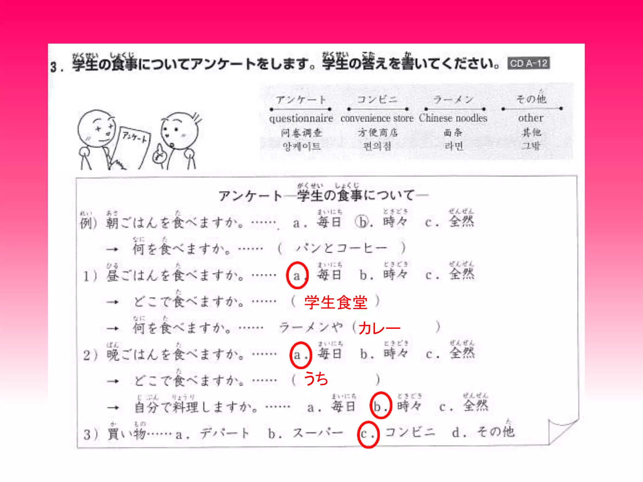 学生食堂
カレー
うち
 