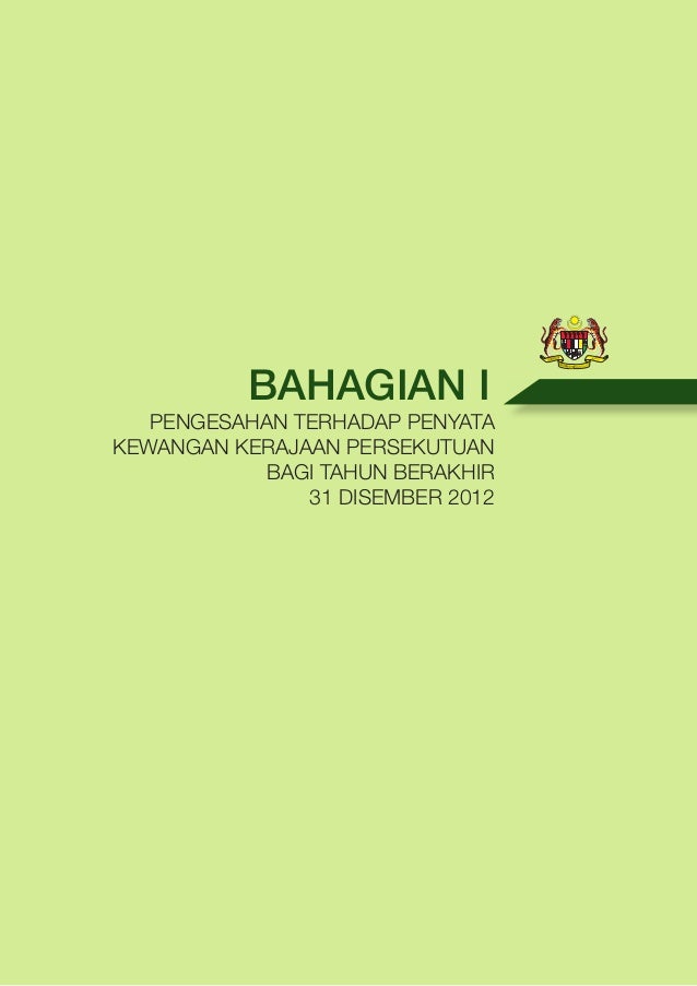 Laporan Ketua Audit Negara Penyata Pengurusan Kewangan