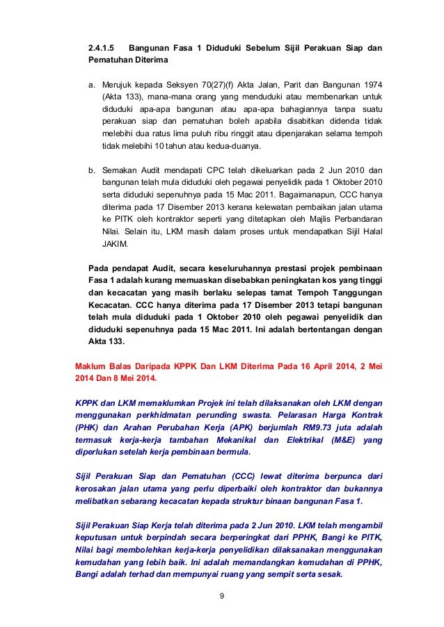 Laporan Ketua Audit Negara Badan Berkanun Persekutuan Tahun 2013 Siriu2026