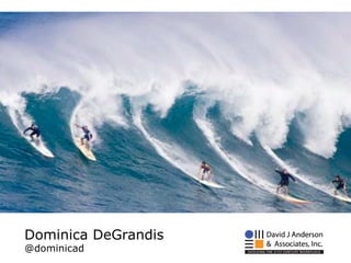 Dominica DeGrandis
@dominicad
 