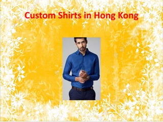 Custom Shirts in Hong Kong
 