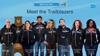 Meet the Trailblazers
Carlos Freitas
Pearl Capital
Cheryl Feldman
Allianz Global
Investors
Mark Tossell
Fusion-Wealth
Toya Gatewood
Consumer
Technology
Association
Gita Borovsky
American
Red Cross
Zac Otero
BKD Advisors
Mariel Espinal
Columbia
University
Codey
The Bear
 