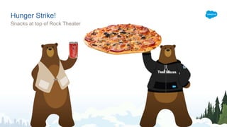 Hunger Strike!
Snacks at top of Rock Theater
 