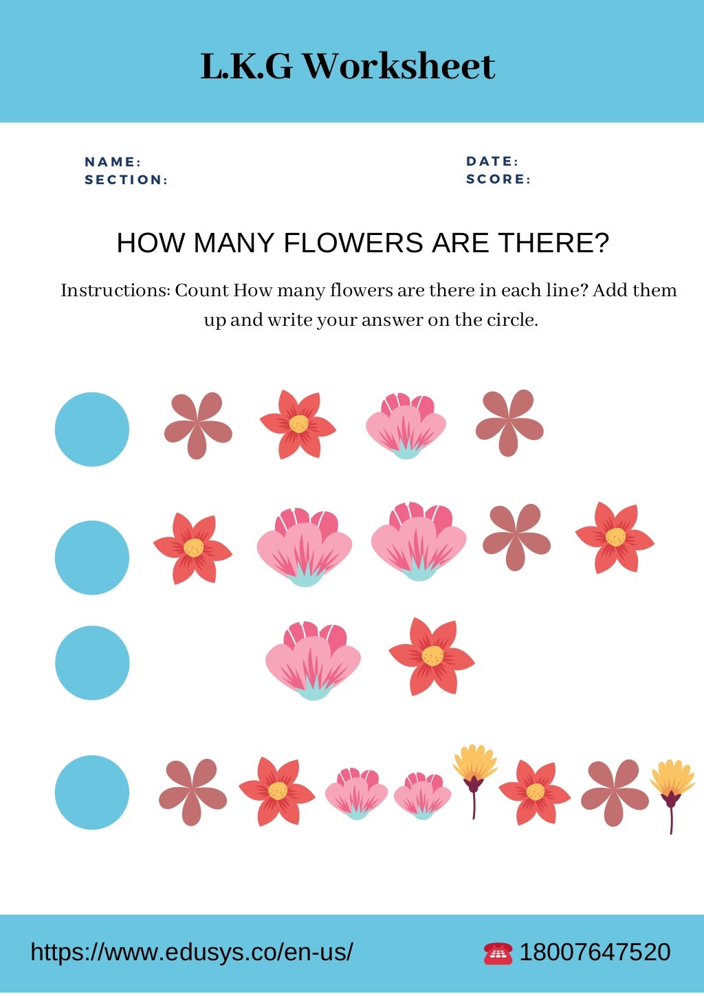 free printable kindergarten english worksheet