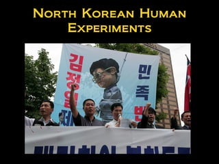 North Korean Human
    Experiments
 