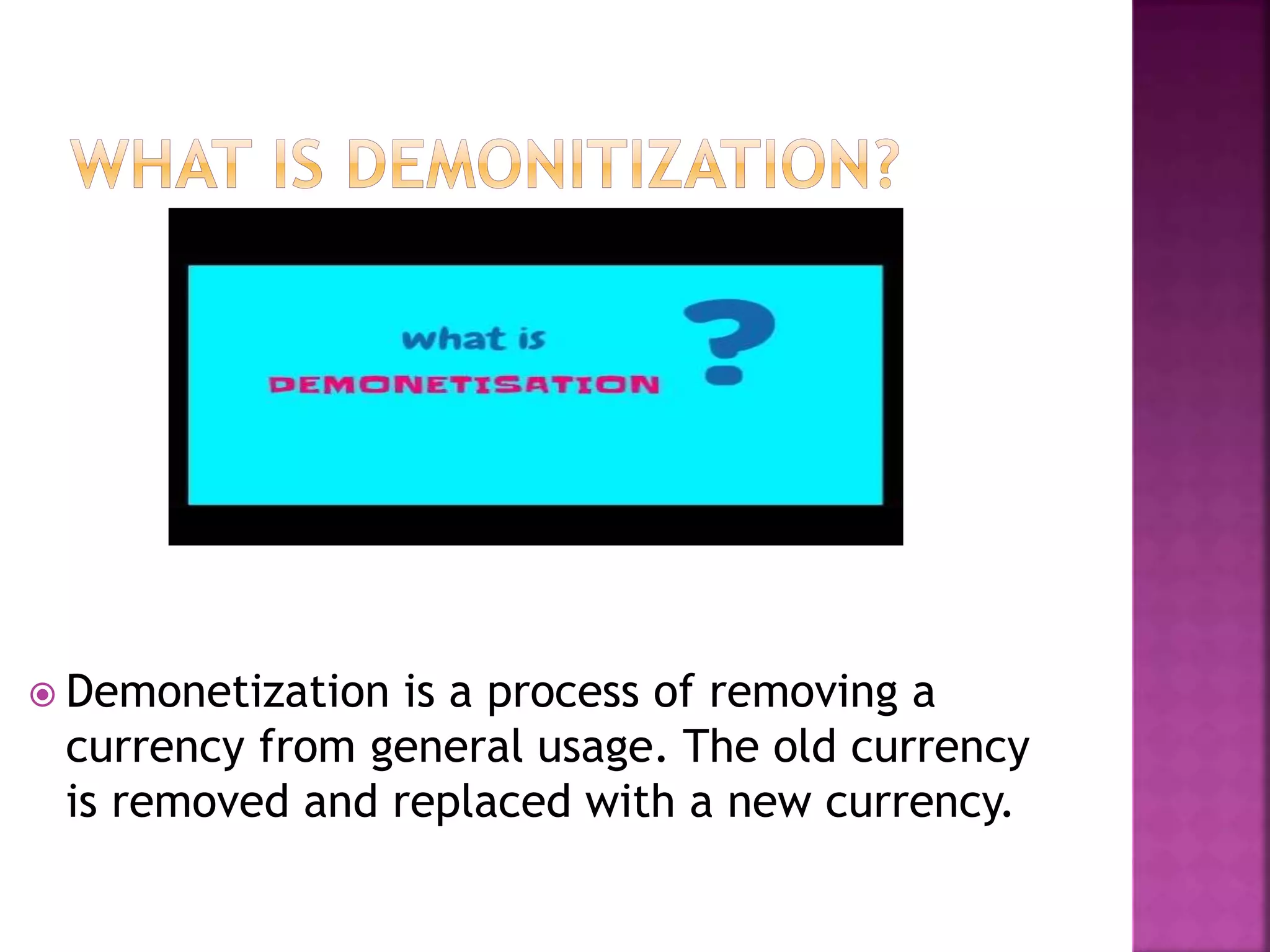 Demonetization in India - Pros and Cons | PPTX