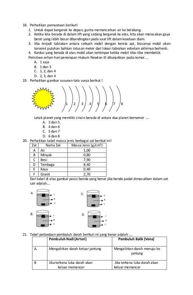Tabel Perbedaan Pembuluh Darah Berikut Ini Yang Benar
