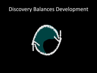 Discovery Balances Development
 