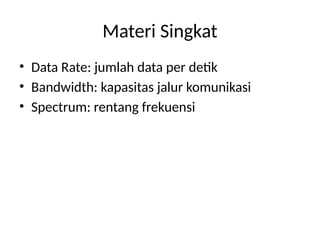 Understanding Data Rate, Spectrum, and Bandwidth in Internet Networks ...