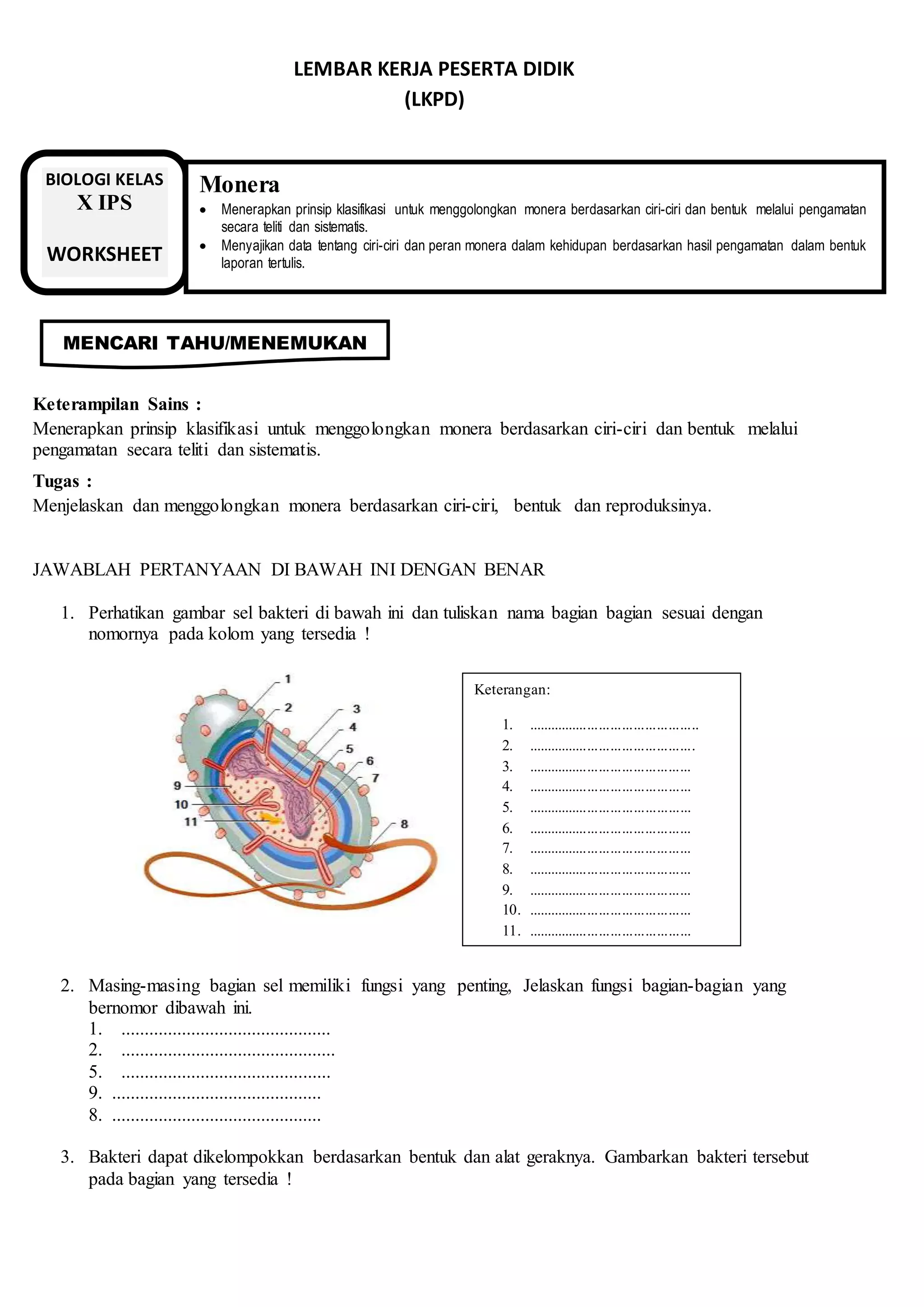 LKPD KINGDOM MONERA | DOC