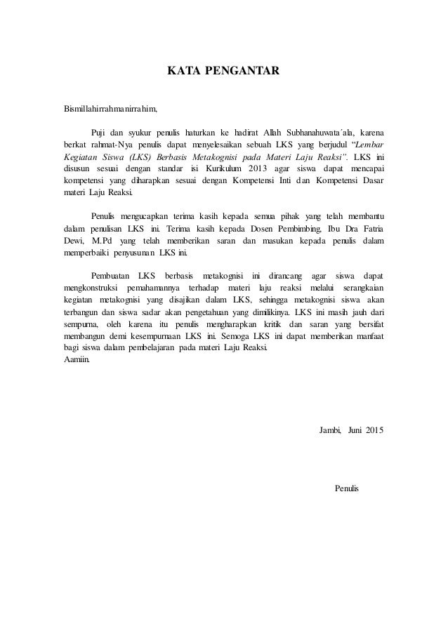 Lks laju reaksi